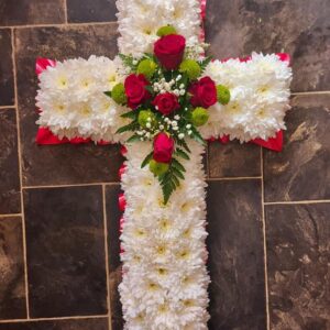 Cross Funeral Flowers